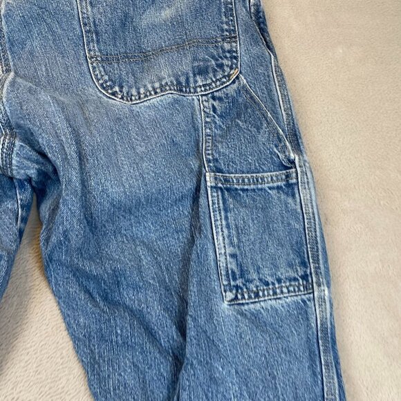 Dickies Mens Carpenter Jeans 36x30 Cargo Straight Workwear Blue Denim Relaxed - Picture 9 of 12